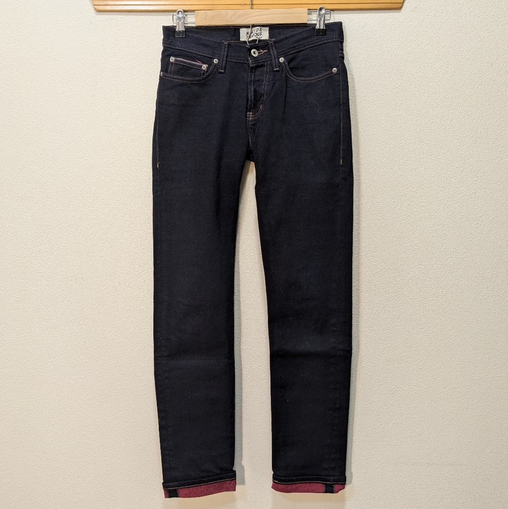 Naked & Famous Weird Guy Red Weft Stretch Selvedge Denim - Men's Size 29